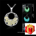 Attractive Ethnic Design Moon Shape Luminous Jewelry Necklace Gifts